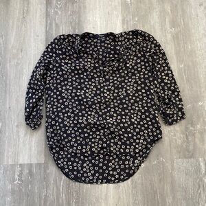 Madewell Floral Blouse, Size XS